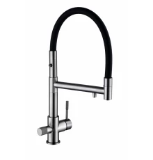 15090-P Смес. для кухни под фильт., МАГНИТ. (ГРАФИТ.+ЧЕР.) HansenPRO (10/1шт)