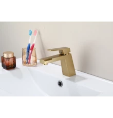 10095-D Смеситель для умывальника (Мат. Золото) HansenPRO (10/1шт)