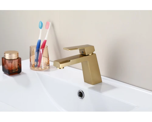 10095-D Смеситель для умывальника (Мат. Золото) HansenPRO (10/1шт)