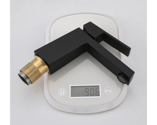 10095-C Смеситель для умывальника (ЧЕРНЫЙ) HansenPRO (10/1шт)