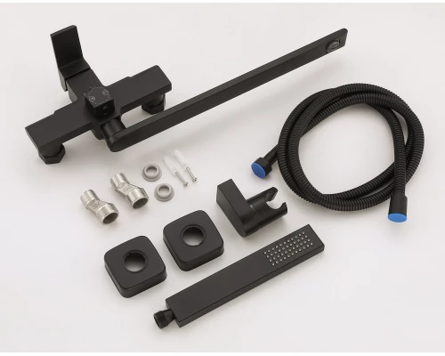 22095-C Смеситель для ванны (ЧЕРНЫЙ) HansenPRO  (10/1шт)