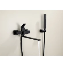 22095-C Смеситель для ванны (ЧЕРНЫЙ) HansenPRO  (10/1шт)