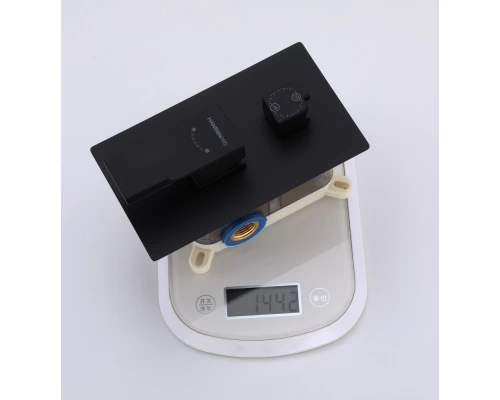 36095-C Смеситель встраиваемый для душа с 3-функ. (ЧЕРНЫЙ) HansenPRO (5/1шт)