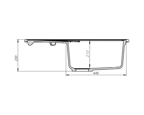 Кухонная мойка сафари IDDIS Kitchen G K14S771I87