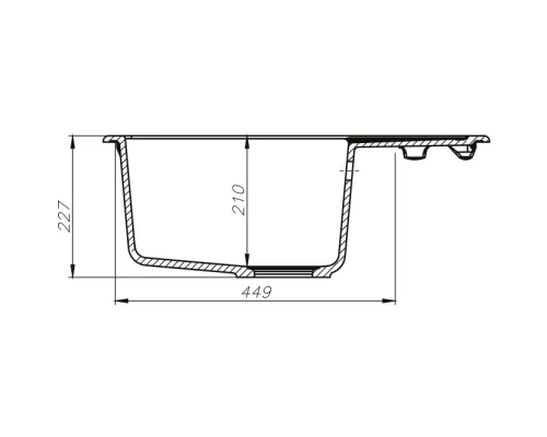 Кухонная мойка шоколад IDDIS Vane G V32C621I87