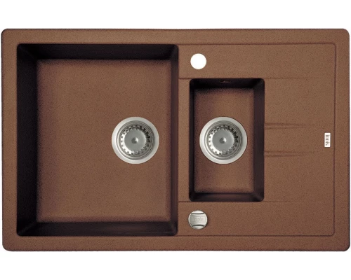 Кухонная мойка шоколад IDDIS Vane G V34C785I87