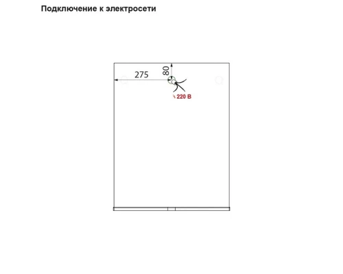 Зеркало 50x69,8 см белый глянец IDDIS Custo New NCU50W0i98