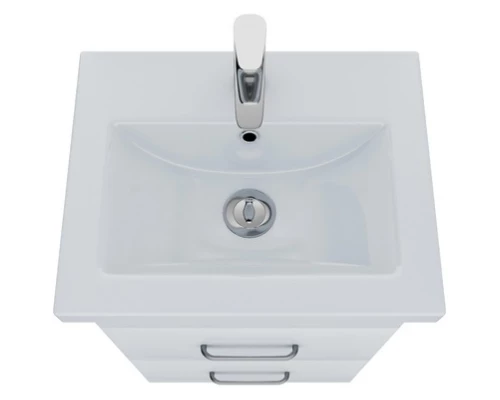 Тумба с раковиной белый глянец 50 см IDDIS Custo New NCU50W0i95K