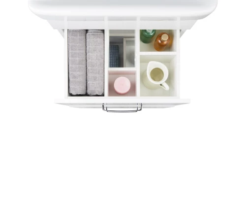 Тумба с раковиной белый глянец 50 см IDDIS Custo New NCU50W0i95K