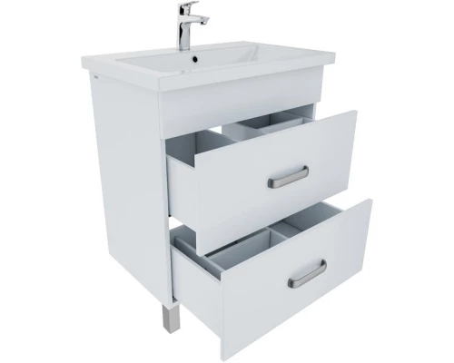 Тумба с раковиной белый глянец 70 см IDDIS Custo New NCU70W0i95K