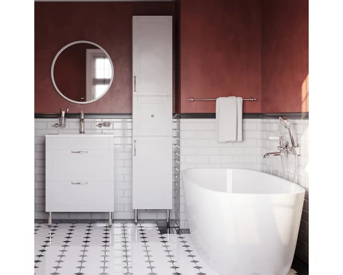 Пенал напольный белый матовый R IDDIS Oxford OXF36W0i97