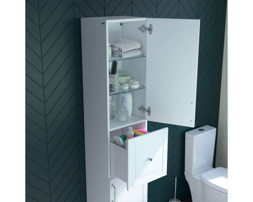 Пенал напольный белый матовый R IDDIS Oxford OXF36W0i97