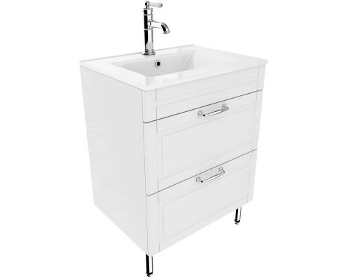 Тумба с раковиной белый матовый 60,3 см IDDIS Oxford OXF60W0i95K