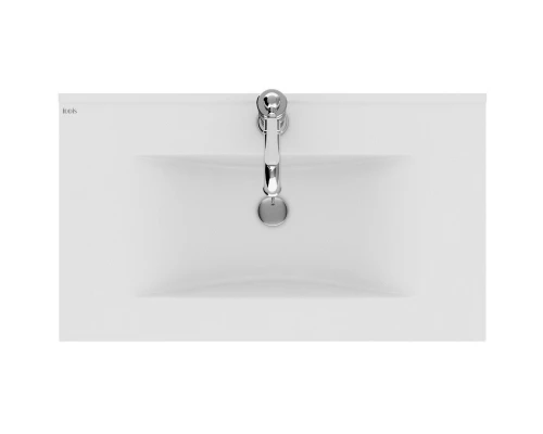 Тумба с раковиной белый матовый 80 см IDDIS Oxford OXF80W0i95K