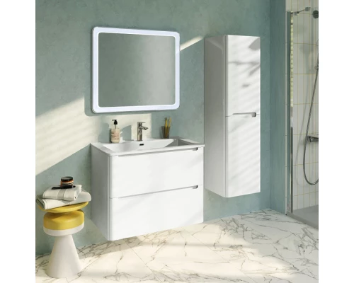 Зеркало 80x70 см белый матовый IDDIS Edifice EDI8000i98