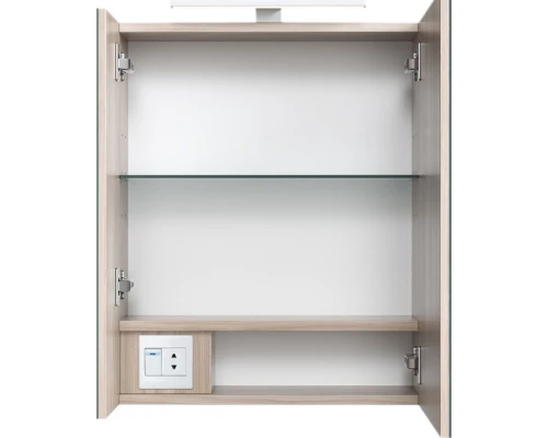 Зеркальный шкаф 50x60 см ясень шимо R IDDIS Mirro MIR5002i99