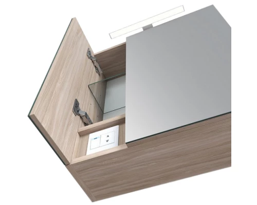 Зеркальный шкаф 50x60 см ясень шимо R IDDIS Mirro MIR5002i99