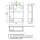 Зеркальный шкаф 50x60 см ясень шимо R IDDIS Mirro MIR5002i99