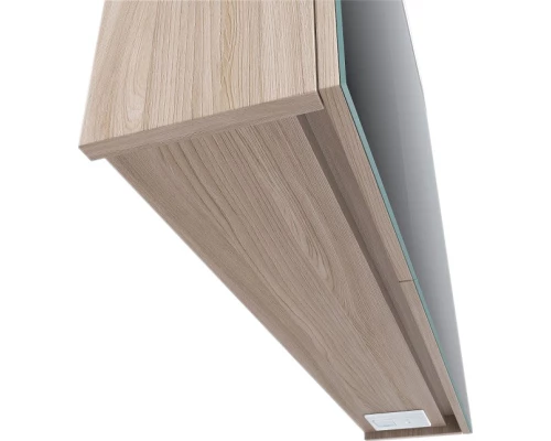 Зеркальный шкаф 80x70 см ясень шимо R IDDIS Mirro MIR80N2i99