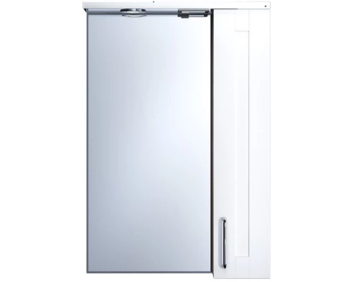 Зеркальный шкаф 60x83,9 см белый глянец/дерево R IDDIS Sena SEN6000i99