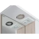 Зеркальный шкаф 60x83,9 см белый глянец/дерево R IDDIS Sena SEN6000i99