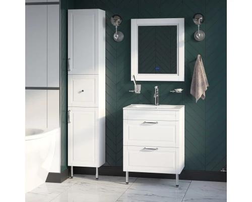 Зеркало 60x70 см белый матовый IDDIS Oxford ЗЛП111