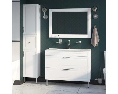 Зеркало 100x70 см белый матовый IDDIS Oxford ЗЛП112