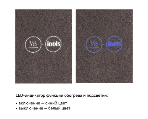 Зеркало 80x70 см белый IDDIS Edifice ЗЛП107