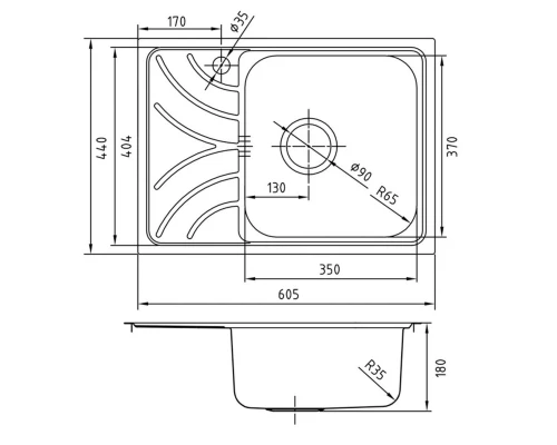 Кухонная мойка шелк IDDIS Arro ARR60SRi77