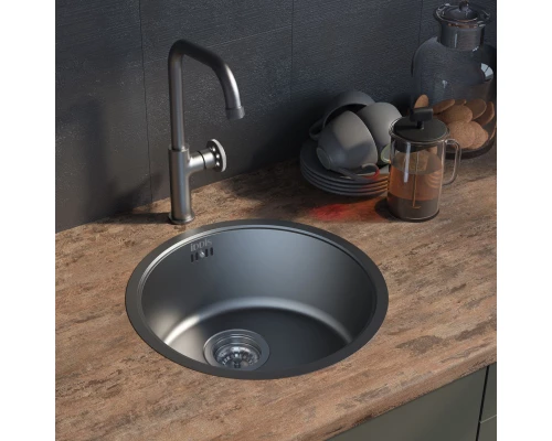 Кухонная мойка IDDIS Edifice графит EDI42G0i77