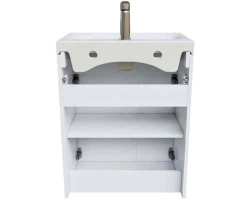 Тумба с раковиной белый матовый 60,5 см IDDIS Zodiac ZOD6CDFi95K