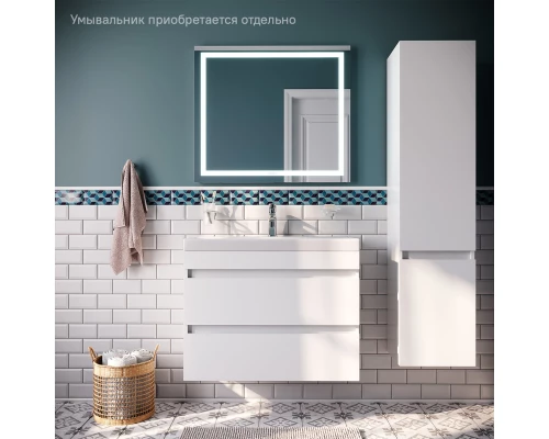 Тумба белый матовый 78,8 см IDDIS Zodiac ZOD8CB0i95