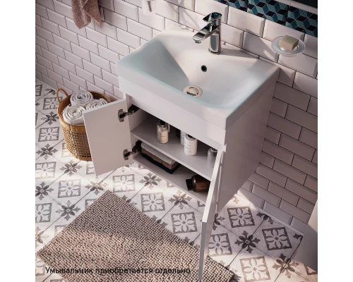 Тумба белый матовый 49,4 см IDDIS Zodiac ZOD5CD0i95