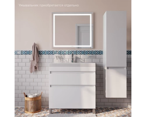 Тумба белый матовый 78,8 см IDDIS Zodiac ZOD8CBFi95