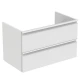Тумба белый матовый 100 см 2 ящика Ideal Standard Tesi T0052OV