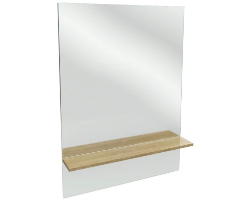 Зеркало с полкой розовой дерево 79х107,2 см Jacob Delafon Struktura EB1213-E13