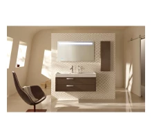 Зеркало со светодиодной подсветкой и часами 105*65 см Jacob Delafon Replay EB1162-NF