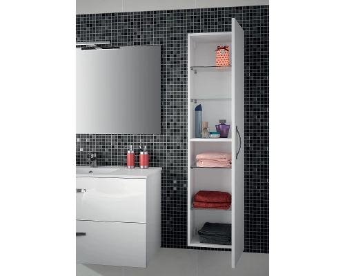 Подвесная колонна с реверсивной дверцей белый глянец Jacob Delafon Ola EB396-J5