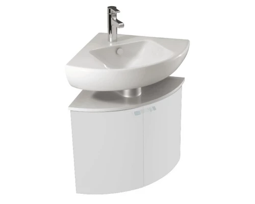 Угловая тумба белый глянец 67,9 см Jacob Delafon Odeon Up EB864-G1C