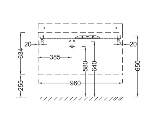 Тумба белый 96 см Jacob Delafon Soprano EB1331-N18
