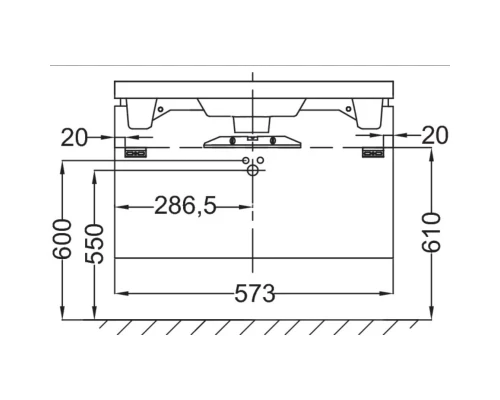 Тумба светло-коричневый глянец 57,3 см Jacob Delafon Reve EB1134-G80