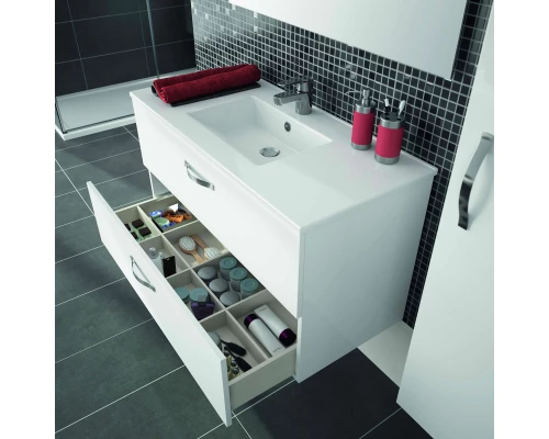 Тумба белый глянец 99,7 см Jacob Delafon Ola EB392RU-J5