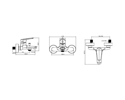 Комплект смесителей Jacob Delafon Elite E32911RU-CP