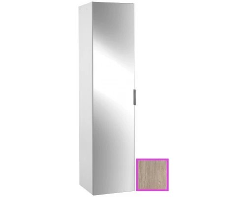 Пенал квебекский дуб с реверсивной зеркальной дверцей Jacob Delafon Odeon Up EB873-E10