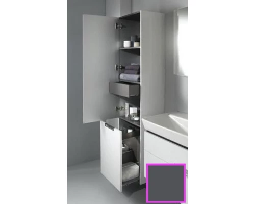 Подвесная колонна правосторонняя серый антрацит глянец Jacob Delafon Reve EB1141D-442