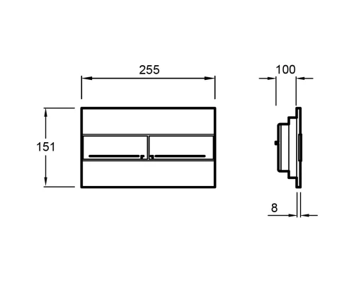 Комплект подвесной унитаз Jacob Delafon Struktura EDF102-00 + E70025-00 + система инсталляции Jacob Delafon E29025-NF + E4316-00