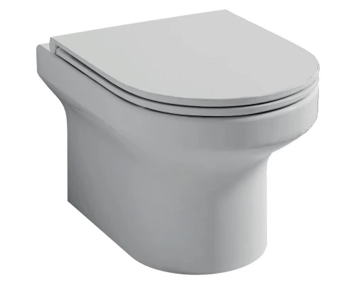 Подвесной безободковый унитаз с сиденьем микролифт Jacob Delafon Elite EDX112-00