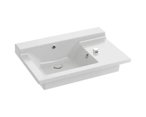 Подвесная раковина-столешница с отверстием для встраиваемого смесителя 80 см Jacob Delafon Soprano EXL122-00