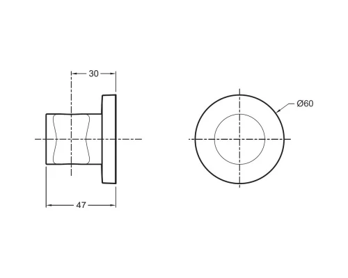 Душевой комплект 280 мм Jacob Delafon Modulo E30758-CP