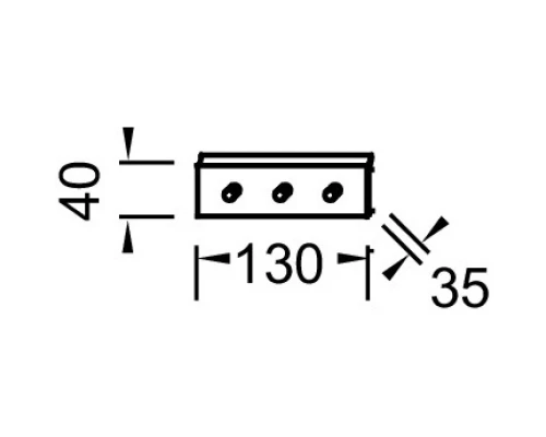 Планка с крючками Jacob Delafon Sherwood EB1845RU-NF